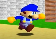 MarioStar92 running away from SMG4, Mario, and Starman3