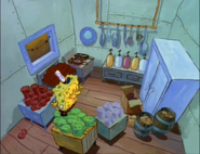SpongeBob tańczy w kuchni