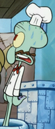 Squidward as a Chef