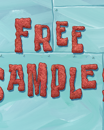 Free Samples Encyclopedia Spongebobia Fandom