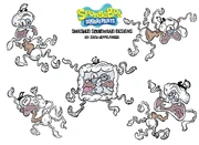 Smashed Squidward designs
