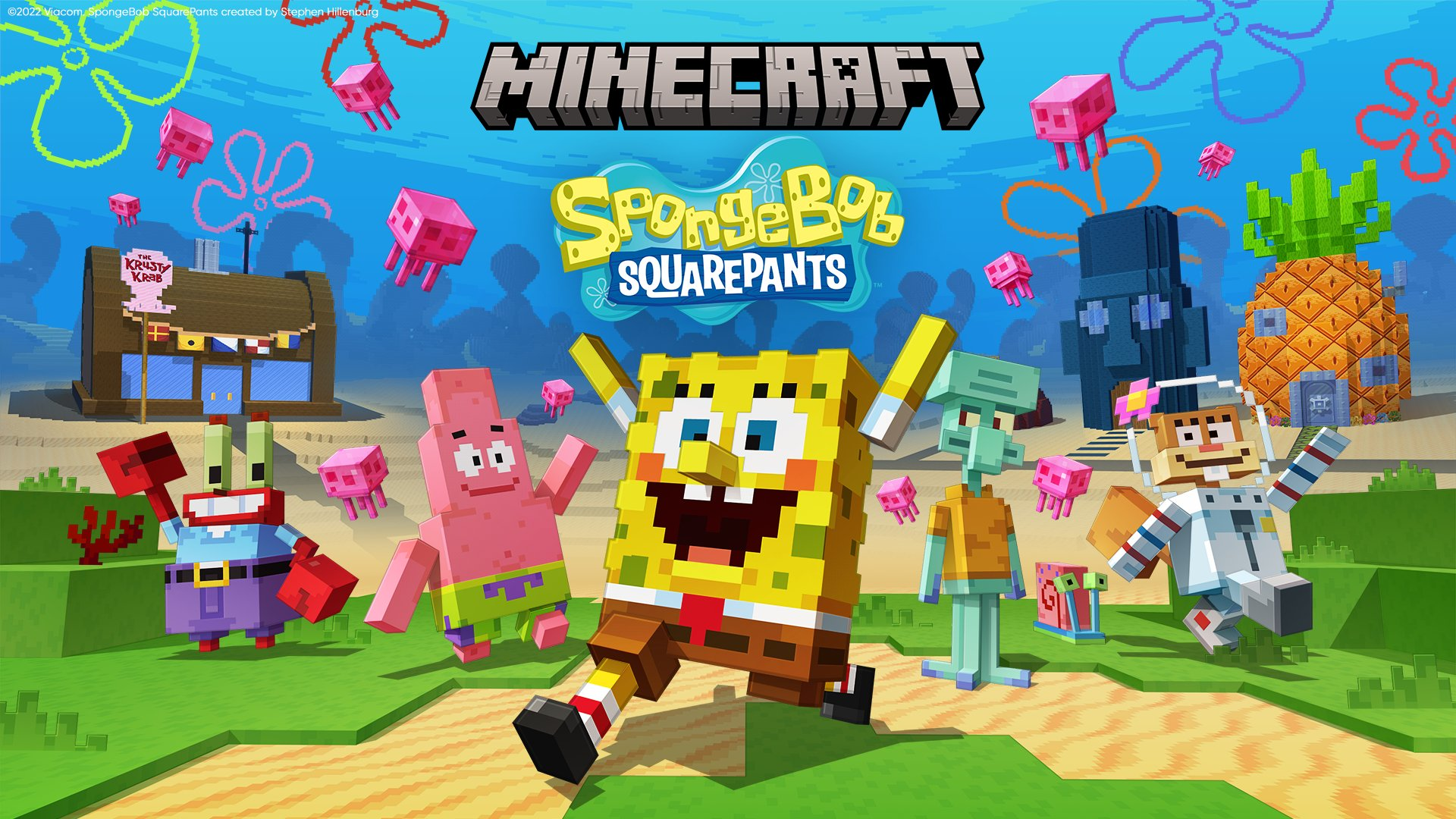 SpongeBob SquarePants (Bedrock DLC recreation) Minecraft Skin