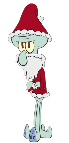 STL file squidward as santa claus from spongebob for the Christmas 🎅・3D  printing template to download・Cults