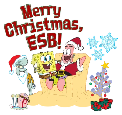 ESB Christmas scene