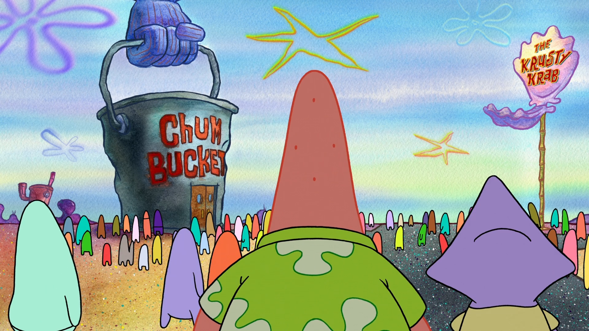 Spongebob chum bucket hat store