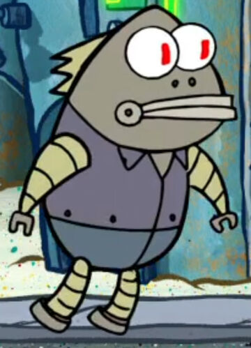 angry fish spongebob