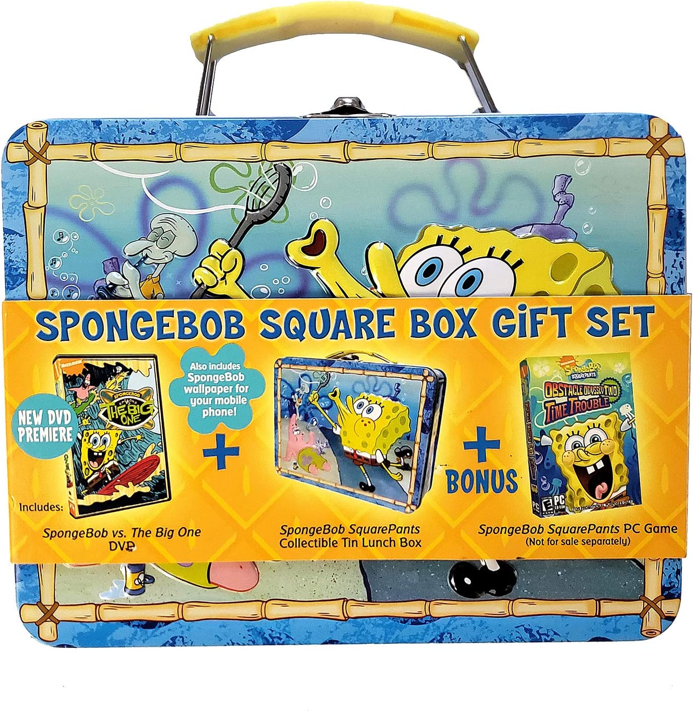 SpongeBob Kids' Dual Compartment Lunch Bag 1 ct