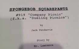 Company Picnic Script