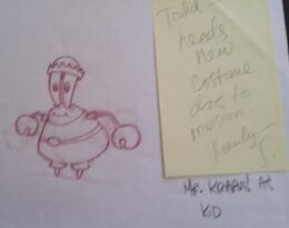 Оригинальный дизайн Мистера Крабса в детстве