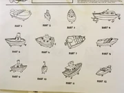 A photo of the main model pack, dating to at least March 21st, 2018'"`UNIQ--ref-00000012-QINU`"' showcasing numbered Boatmobiles.