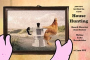 FqVGkE9aAAAckrl.jpeg (692 KB) Bunny puts up a picture of their house next to a chicken.