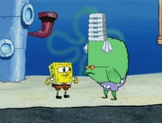 SpongeBob confronting Incidental 15.