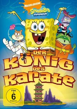 spongebob karate island dvd back