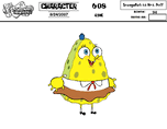 SpongeBob-as-Mrs-Puff-model-sheet