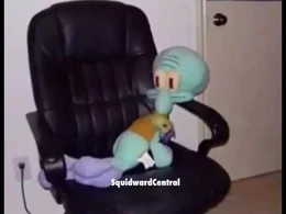 Squidward_On_A_Chair