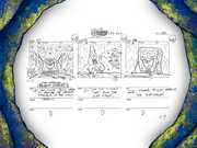 Chum Caverns storyboard panels-7