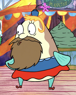 Mrs. Puff as the Bearded Blowfish