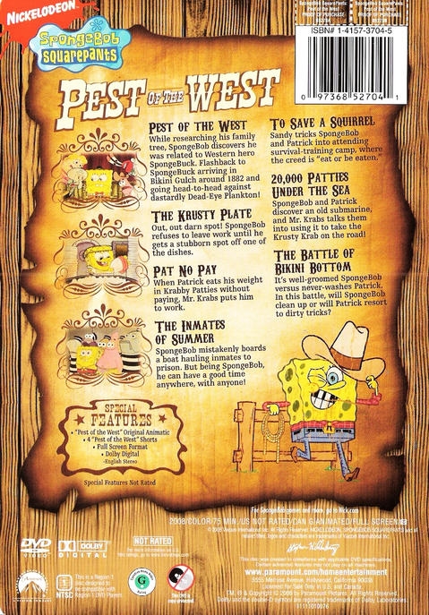 Spongebob S Pest Of The West Encyclopedia Spongebobia Fandom