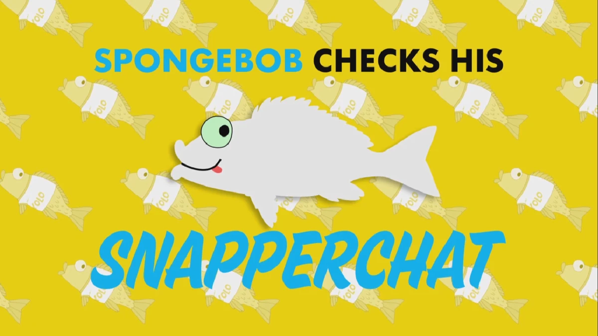 SpongeBob Checks His Snapper Chat Encyclopedia SpongeBobia Fandom