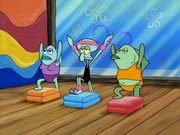 Incidental 48 exercising with Squidward and Incidental 13.