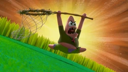 Patrick with his net in "The Jelly Life