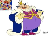 Jolly King Pork Chop sketch, (accidentally written as "Pork-Pie"[16]) inspired by Disney's "Old King Cole"