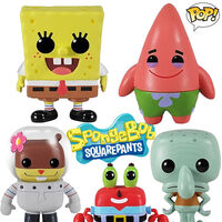 spongebob and gary funko pop