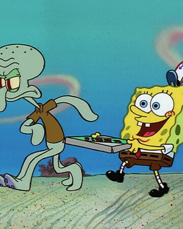 The Krusty Krab Pizza Song Encyclopedia Spongebobia Fandom - spongebob oh yeah mr krabs roblox id