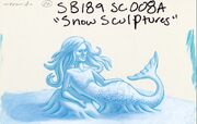 Snow Mermaid concept art