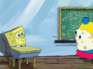 SpongeBob and Mrs. Puff in 3D