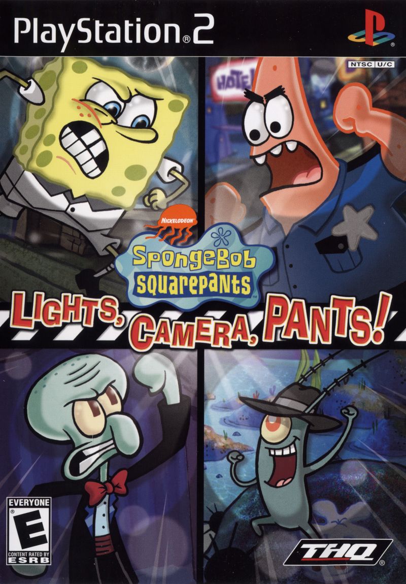 spongebob lights camera pants ps2 cheats