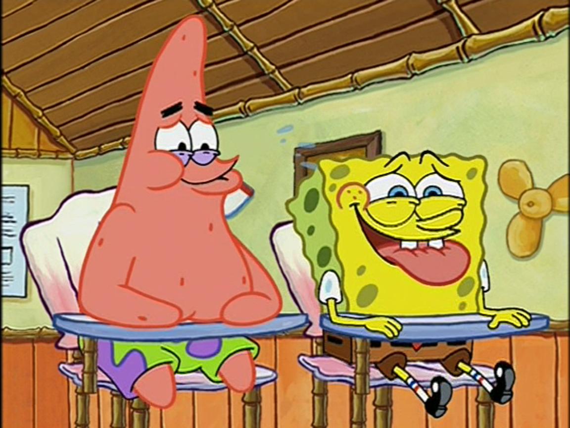 ложка хиппи в бочке супа. Patrick %26 Spongebob Laughing. ложка хиппи в бочке супа фото. ложка хиппи в бочке супа-Patrick %26 Spongebob Laughing. картинка ложка хиппи в бочке супа. картинка Patrick %26 Spongebob Laughing. «Губка Боб Квадратные Штаны», 11 сезон, 3 серия показывает «Помойное Ведро», в котором Карен делает уборку. Обнаружив незнакомую бутылку, компьютер открывает пробку – это Планктон притворяется джинном. Конкурент Юджина придумал план, как раздобыть формулу крабсбургера.