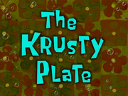 The Krusty Plate title card