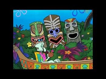 SpongeBob Music- Squidward's Tiki Land (Instrumental)-2