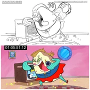 Миссис Пафф в восторге от телешоу, не осознавая, что вводит Губку Боба в заблуждение.