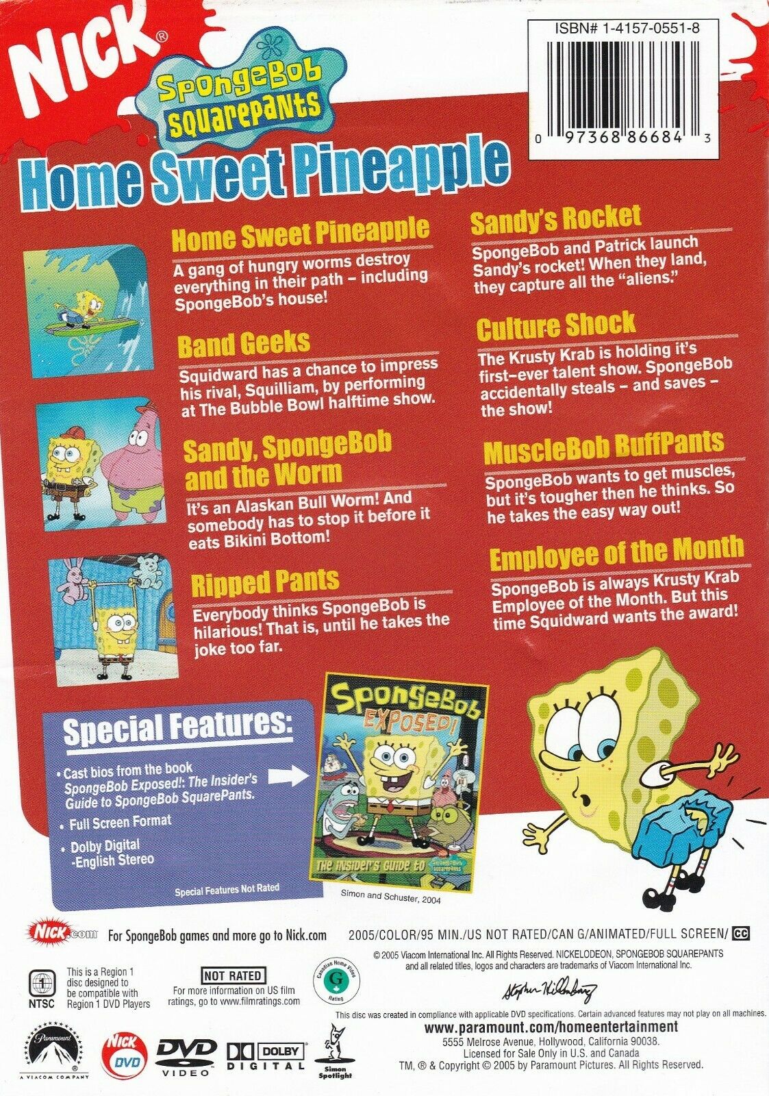 spongebob home sweet pineapple dvd