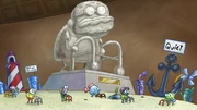Old Man Walker as the ruler of Bikini Bottom in the future.