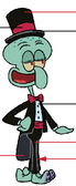 Squidward Wearing Fancy Clothes4