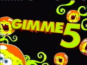 The laughing SpongeBob used on the Gimme 5 event.