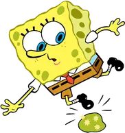 SpongeBob Tripping