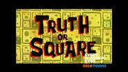 A letterboxing error that occurred on February 28, 2021 at night, while airing Truth or Square