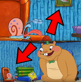 Gary's portrait and the shellphone disappear.