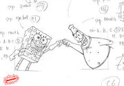 Mermaid Man and Barnacle Boy layout artwork-1