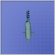 Plankton as he appears in the video games