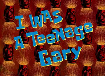 Lego spongebob i was a teenage gary clearance