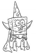 SpongeBob in his "Goofy Goober Rock" clothes.