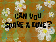 Can You Spare a Dime? title card