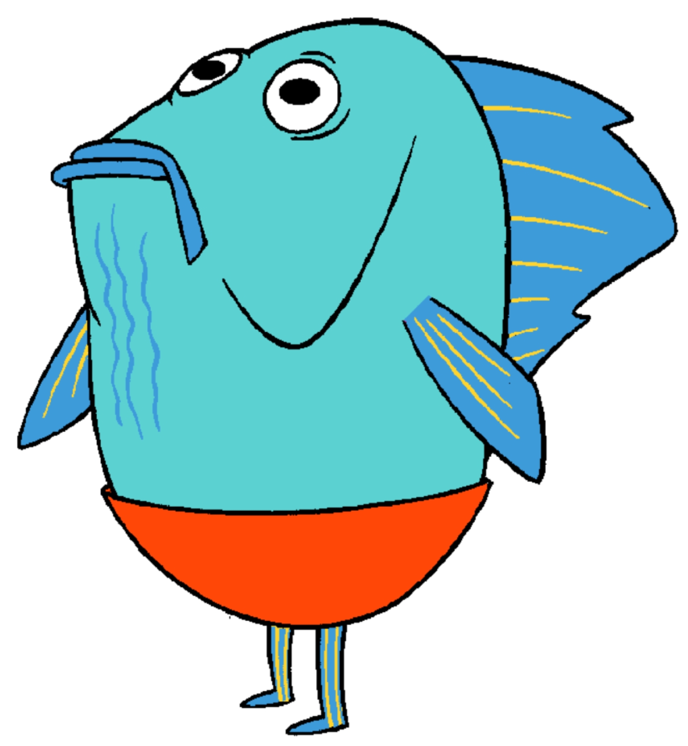 spongebob secret blue fish