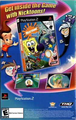 PlayStation2 - PS2★SPONGEBOB SQUAREPANTS NICKTOONS SpongeBob SquarePants Featuring Nicktoons Globs of Doom for
