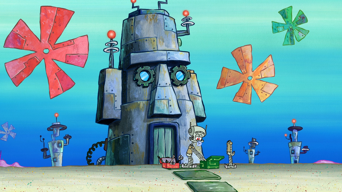 SquidBot's house, Encyclopedia SpongeBobia